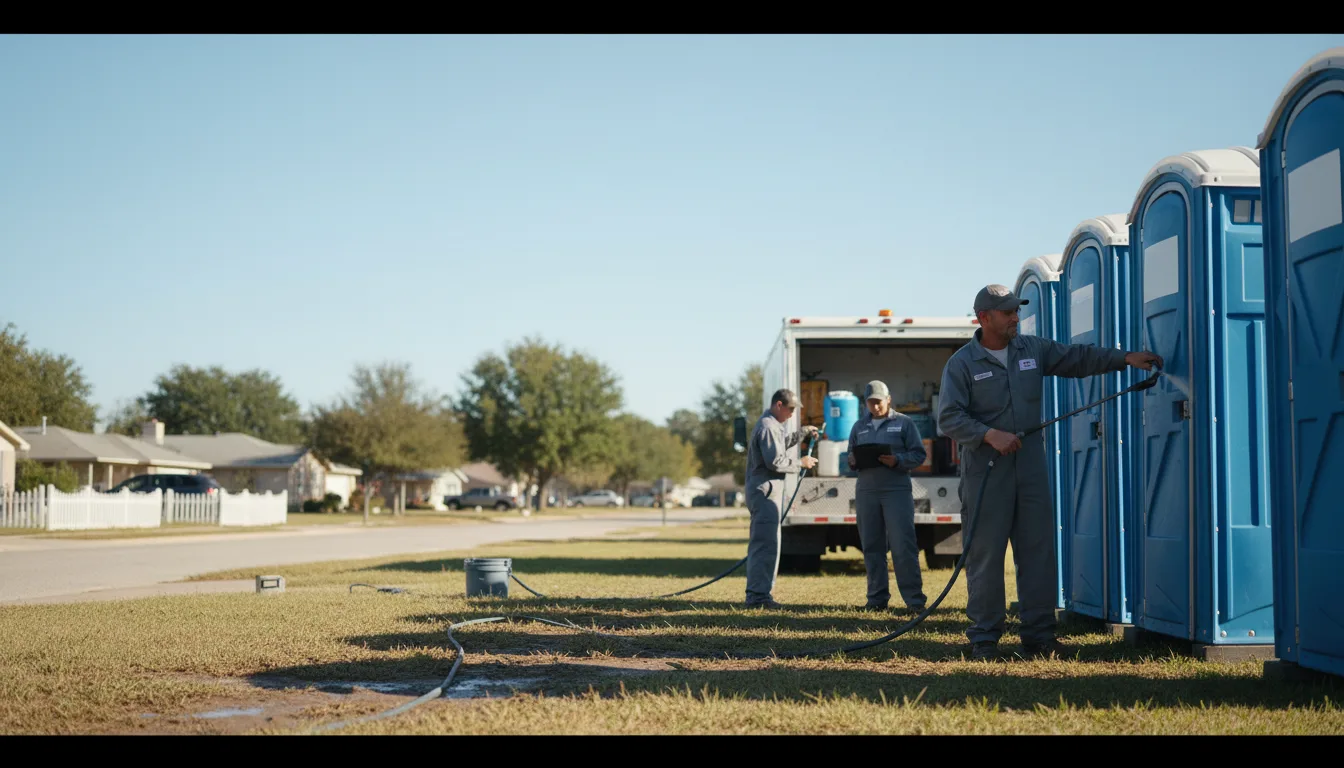 Long-Term Portable Toilet Rental in East Saint Louis, IL near me
